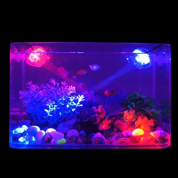 ES MUMS Akvariumo Vandeniui LED Povandeninis Prožektorius Šviesos Išgaubto Objektyvo Dizainas su siurbtuko Žuvų Bakas Dekoratyvinis