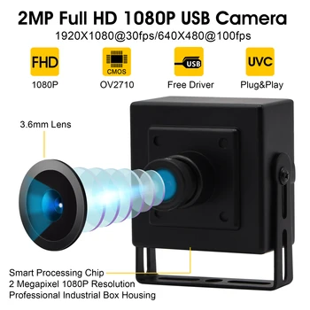 1080p Full Hd Mjpeg 30 fps/60fps/120fps OV2710 Cmos Mini Automobilių DVR Usb Kamera, skirta 