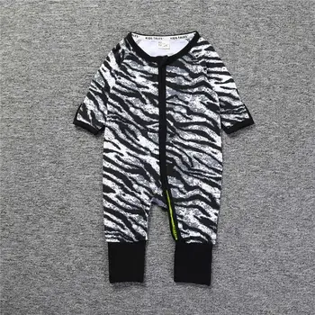 Karšto Stiliaus Zebras Spausdinti Medvilnės Baby Jumpsuit Kūdikių Drabužiai Rompers Naujagimiai Berniukai ir Mergaitės Už Drabužių