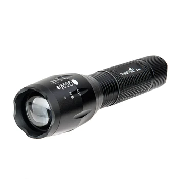 Trustfire-S-R6 Zoomable EDC LED Žibintuvėlis Nešiojamas Žibintuvėlis Žibintų 18650 Dirbti Ranka Blykstė kempingas