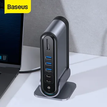 Baseus USB C HUB C Tipo Multi HDMI-USB 3.0, su Maitinimo Adapteris Docking Station 