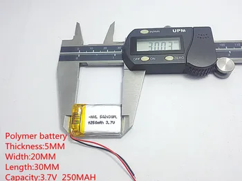 1PCS (nemokamas pristatymas)Polimerų ličio jonų baterija 3.7 V, 502030 galima pritaikyti didmenines CE, ROHS, FCC KAULŲ ir kokybės sertifikavimo