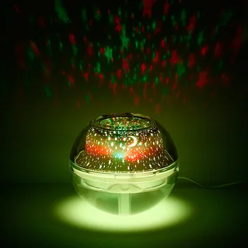 USB Kristalų naktį lempa projektoriui 500ml oro drėkintuvas Darbalaukio Aromato difuzorius ultragarso rūkas maker 