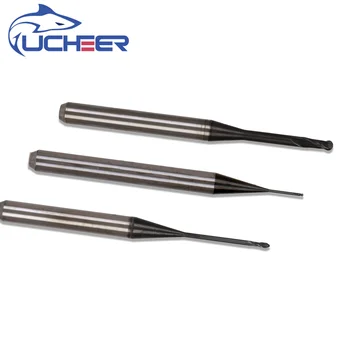 UCHEER 1pcs/set cad cam dantų burs Roland Frezavimo Cutter DLC Danga, frezavimo, Cirkonio Blokuoti 0,6 mm, 1,0 mm, 2.0 mm